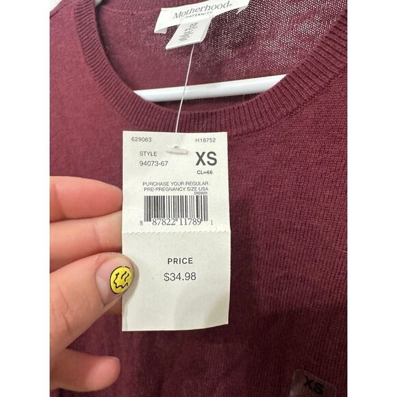 Motherhood women’s size X – small new, long sleeve shirt - Picture 4 of 10